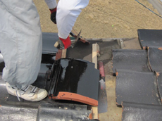 石川県金沢市 西盛瓦商店   葺き替え　西盛　金沢　屋根　レスキュー隊　施工事例