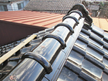  西盛瓦商店 棟を補強