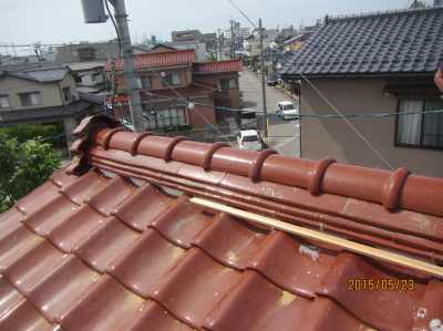 金沢市　Ｉ様邸　屋根修理施工事例