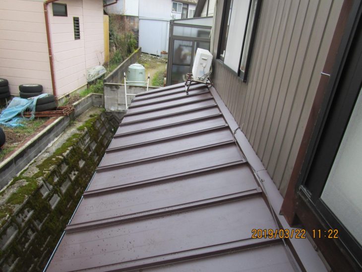   金沢市　K様邸　屋根板金施工事例