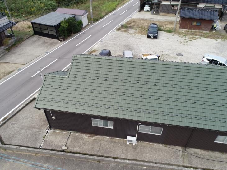   かほく市　株式会社WeLL　様　屋根葺き替え・外壁工事