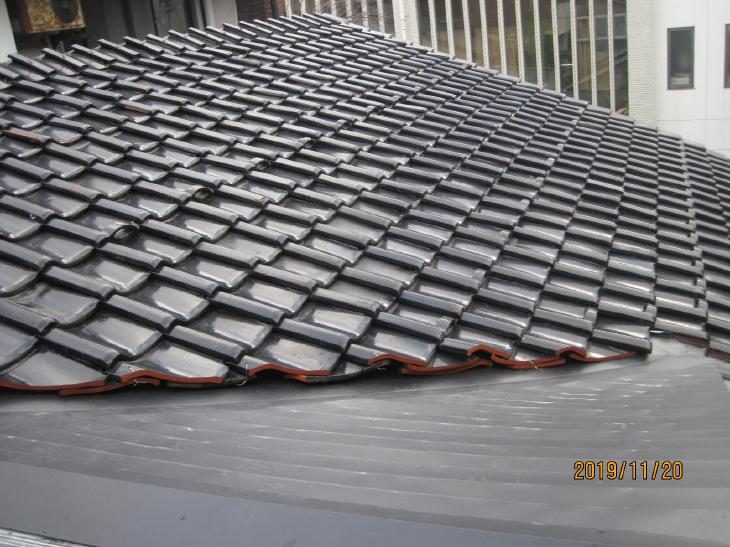   K様邸　屋根瓦締め直し・板金屋根修理施工事例